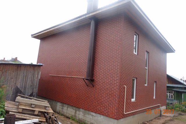 Burgund Glatt, Толщина 40 мм, Фасадные Термопанели Rufford