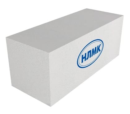 Блок газобетонный стеновой D500 B2,5 625х200(100)х250 НЛМК