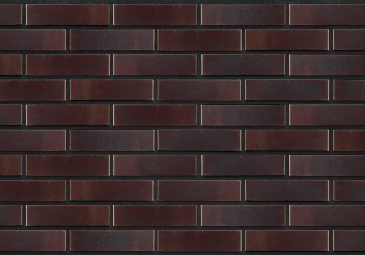 Облицовочный кирпич Славянский кирпич Прованс (бордовый, фиолетовый) - 250x120x65 мм  